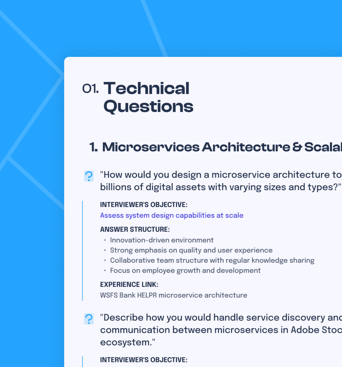 Mastering technical questions